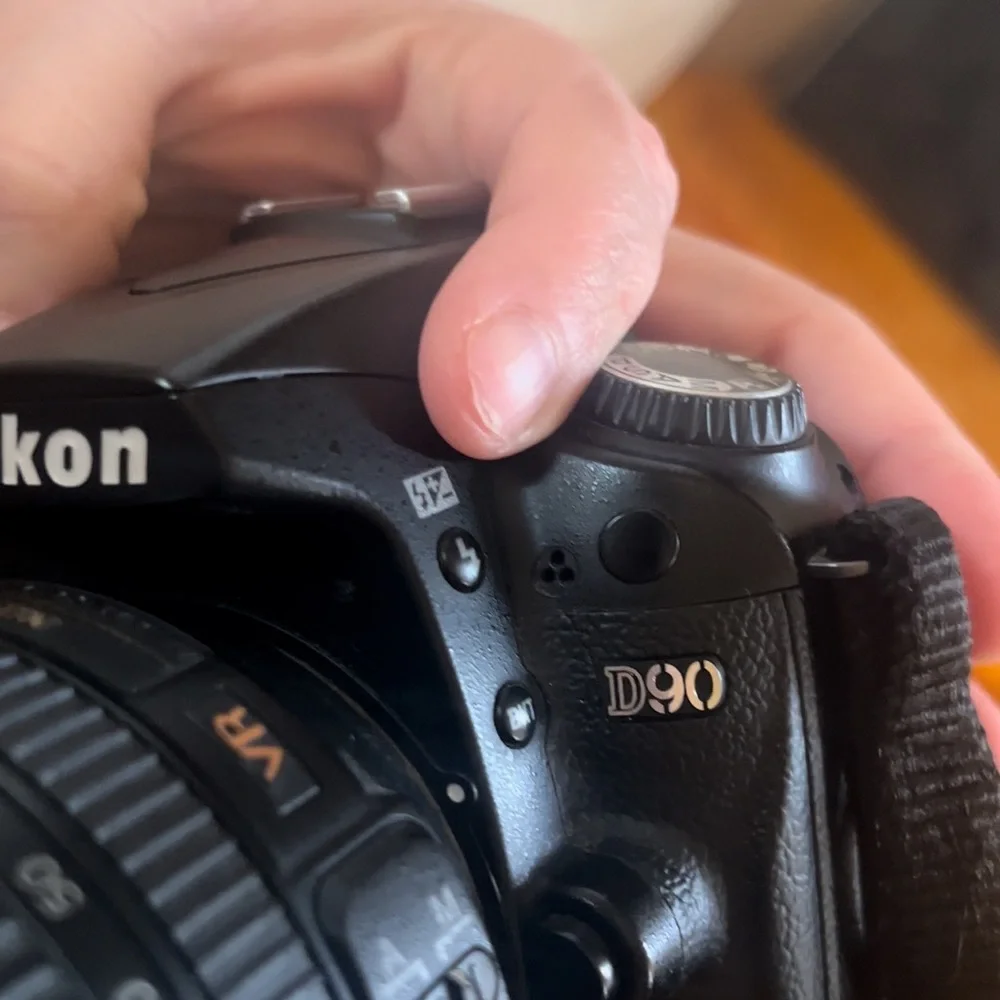Nikon D90 with two lens and the flash